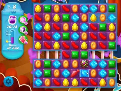 Candy Crush Soda Saga Level 1166 - NO BOOSTERS