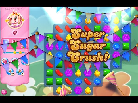 Candy Crush Saga Level 13677 (NO boosters)