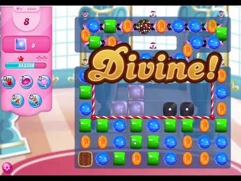 Candy Crush Saga Level 3843 NO BOOSTERS