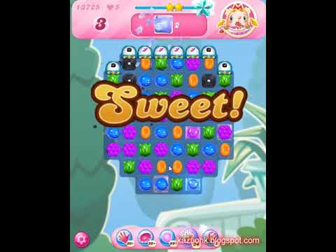 Candy Crush Saga Level 13725 (3 stars, NO boosters)