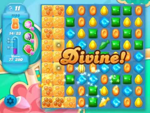 Candy Crush Soda Saga Level 1138 - NO BOOSTERS