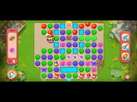 Gardenscapes Level 1961 [No booster] [Hard Level] #androidgameplay #gardenscapesgame #trending