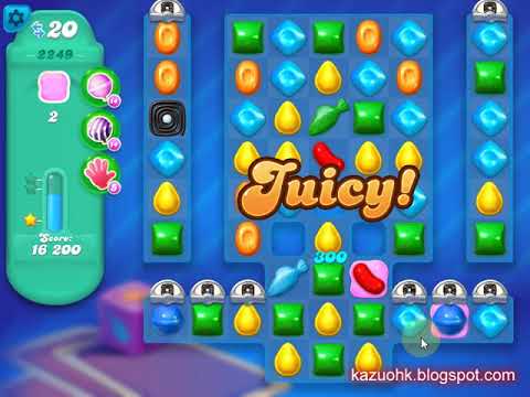 Candy Crush Soda Saga Level 2249 (3 stars, NO boosters)