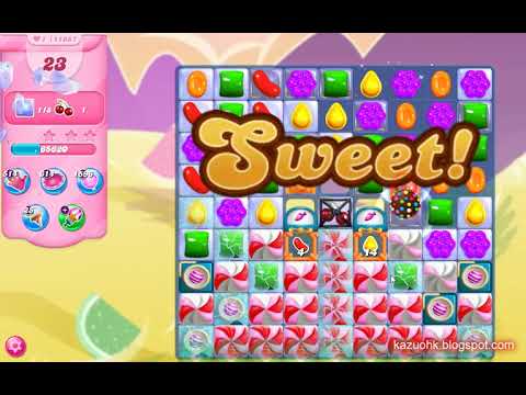 Candy Crush Saga Level 11887 (3 stars, No boosters)