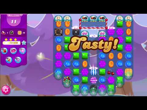 Candy Crush Saga LEVEL 7144 NO BOOSTERS (second version)