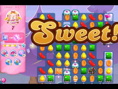 Candy Crush Saga Level 13884 (3 stars, NO boosters)