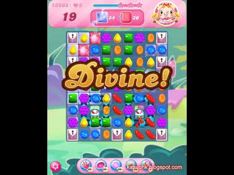 Candy Crush Saga Level 13668 (3 stars, NO boosters)