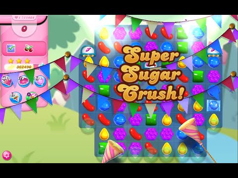 Candy Crush Saga Level 11464 (3 stars, No boosters, 2nd version)