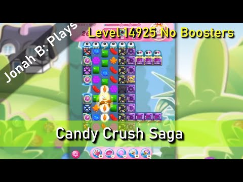 Candy Crush Saga Level 14925 No Boosters