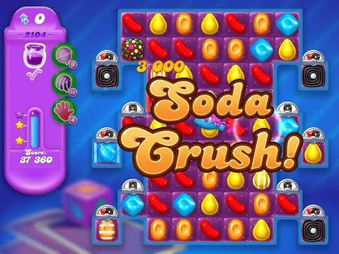 Candy Crush Soda Saga Level 2104 (3 stars, NO boosters)