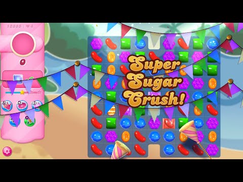 Candy Crush Saga Level 12885 (3 stars, No boosters)