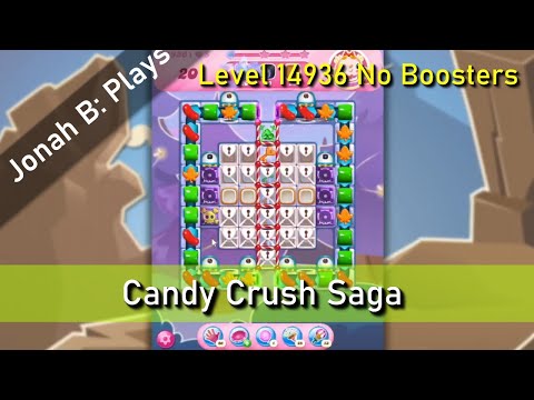 Candy Crush Saga Level 14936 No Boosters