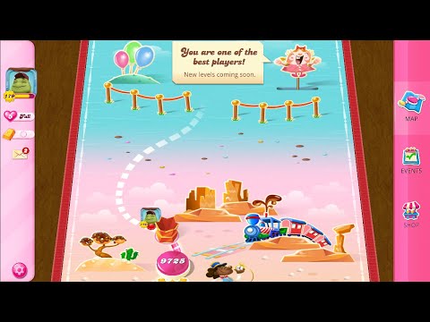 Candy Crush Saga LAST Level 9725 NO BOOSTERS