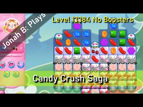 Candy Crush Saga Level 13384 No Boosters