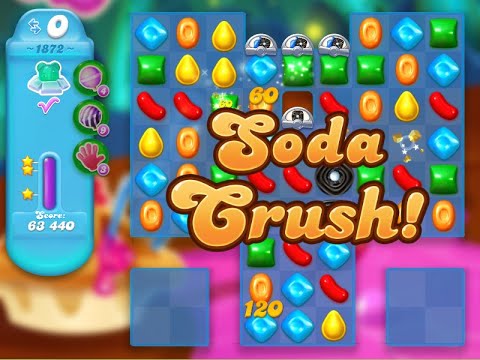 Candy Crush Soda Saga Level 1872 (3 stars, NO boosters)