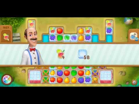 Gardenscapes Level 1827 Walkthrough "No Boosters Used"