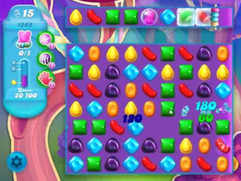 Candy Crush Soda Saga Level 1268 - NO BOOSTERS