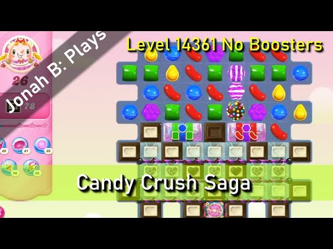 Candy Crush Saga Level 14361 No Boosters