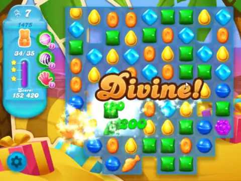 Candy Crush Soda Saga Level 1475 - NO BOOSTERS