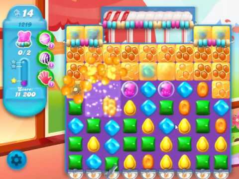 Candy Crush Soda Saga Level 1219 - NO BOOSTERS