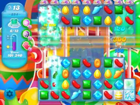 Candy Crush Soda Saga Level 854 - NO BOOSTERS