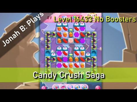 Candy Crush Saga Level 16433 No Boosters