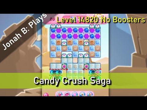 Candy Crush Saga Level 14820 No Boosters