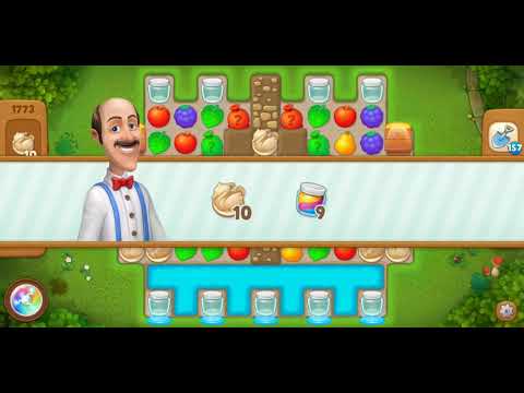 Gardenscapes Level 1773 Walkthrough "No Boosters Used"