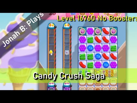 Candy Crush Saga Level 16760 No Boosters