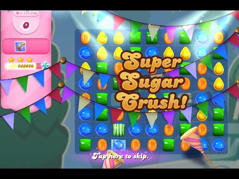 Candy Crush Saga Level 11170 (3 stars, No boosters)