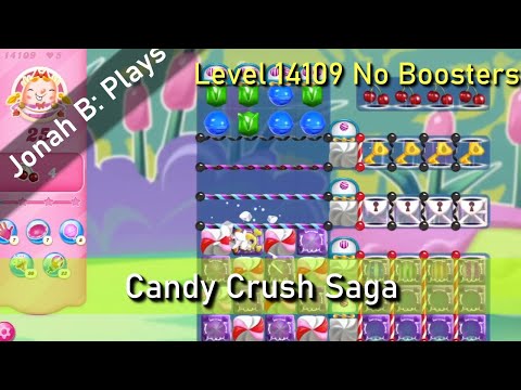 Candy Crush Saga Level 14109 No Boosters