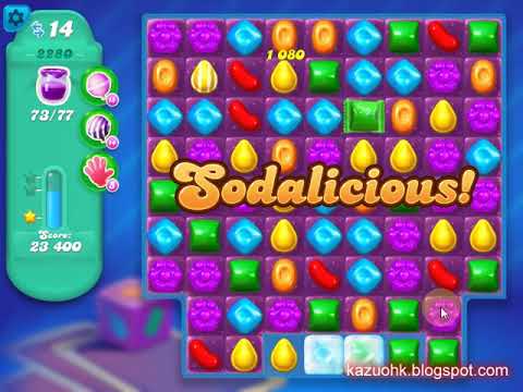 Candy Crush Soda Saga Level 2280 (3 stars, NO boosters)