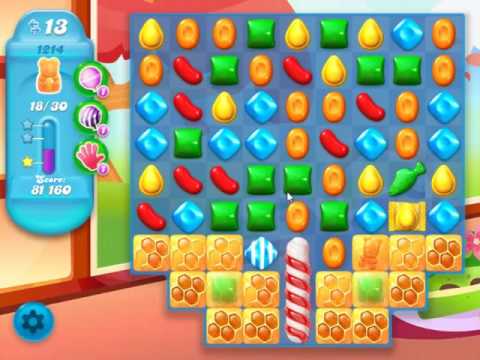 Candy Crush Soda Saga Level 1214 - NO BOOSTERS