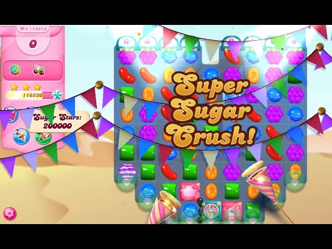 Candy Crush Saga Level 12413 (3 stars, No boosters)