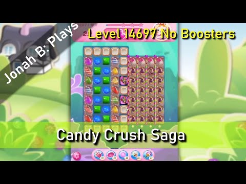 Candy Crush Saga Level 14697 No Boosters