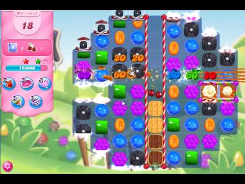 Candy Crush Saga Level 4412 NO BOOSTERS