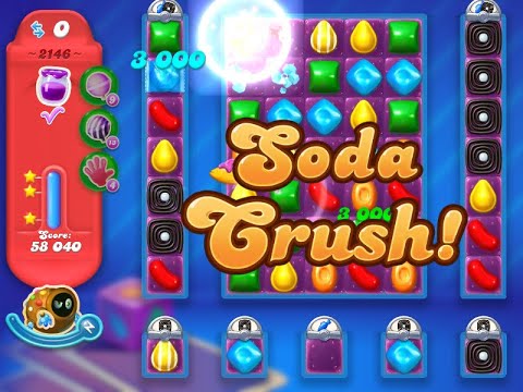 Candy Crush Soda Saga Level 2146 (3 stars, NO boosters)