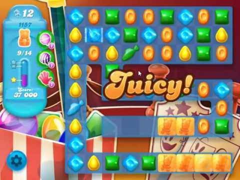 Candy Crush Soda Saga Level 1157 - NO BOOSTERS