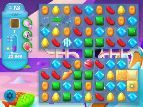 Candy Crush Soda Saga Level 689 - NO BOOSTERS