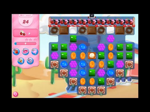 Candy Crush Saga Level 4447 NO BOOSTERS