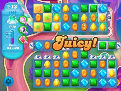 Candy Crush Soda Saga Level 1269 - NO BOOSTERS