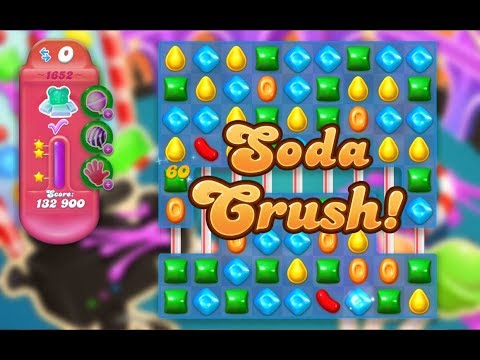 Candy Crush Soda Saga Level 1652 (3 stars, No boosters)