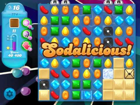 Candy Crush Soda Saga Level 774 - NO BOOSTERS