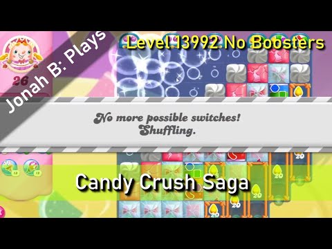 Candy Crush Saga Level 13992 No Boosters