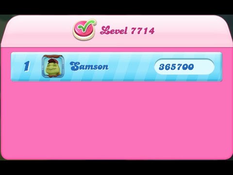 Candy Crush Saga Level 7714 NO BOOSTERS