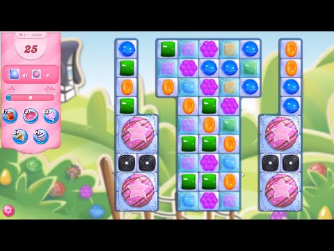 Candy Crush Saga Level 4992 NO BOOSTERS