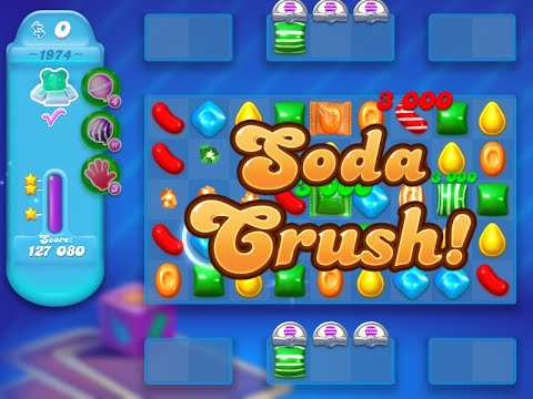 Candy Crush Soda Saga Level 1974 (3 stars, NO boosters)