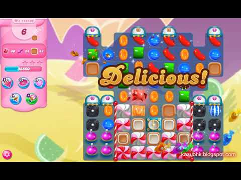 Candy Crush Saga Level 12499 (3 stars, No boosters, 2nd version)