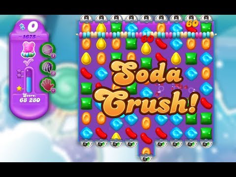 Candy Crush Soda Saga Level 1675 (No boosters)