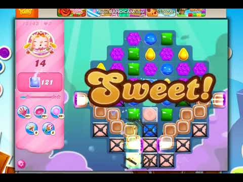 Candy Crush Saga Level 12143 - 20 Moves  NO BOOSTERS